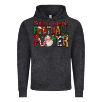 Vintage Black Santa's Favorite Football Player For Christmas Vintage Hoodie - FaDigitalArtStudio