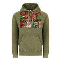 Vintage Olive Santa's Favorite Football Player For Christmas Vintage Hoodie - FaDigitalArtStudio