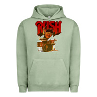 Pigment Oil Green rush neil 10 Urban Hoodie - linhVisuals