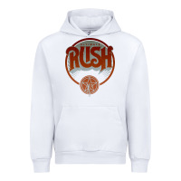 White RUSH TOUR Urban Hoodie - linhVisuals