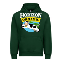 Forest Green horizon organic milk Urban Hoodie - linhVisuals