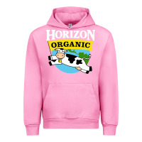 Fuchsia Pink horizon organic milk Urban Hoodie - linhVisuals