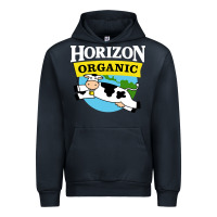 Navy horizon organic milk Urban Hoodie - linhVisuals