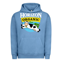 Pigment Pebble Blue horizon organic milk Urban Hoodie - linhVisuals