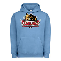 Pigment Pebble Blue cougars, kokomo education Urban Hoodie - linhVisuals