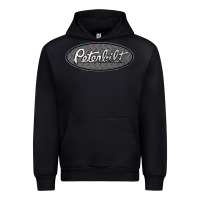 Black Peterbilt Trucks Urban Hoodie - linhVisuals
