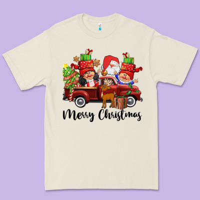 Merry Christmas Truck Gnomies Premium Tee Designed By Cowgirlartshop