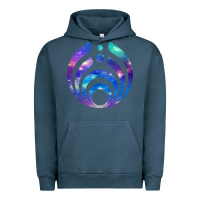 Pigment Midnight Navy bassnectar 07 [tb] Urban Hoodie - linhVisuals