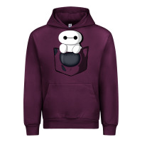 Mauve Wine baymax in pocket [tb] Urban Hoodie - linhVisuals