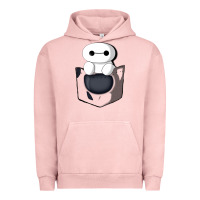 Pigment Salmon baymax in pocket [tb] Urban Hoodie - linhVisuals