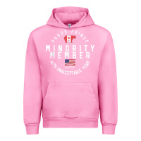 Fuchsia Pink proud member of small fringe minority with unacceptable view t shirt Urban Hoodie - linhVisuals