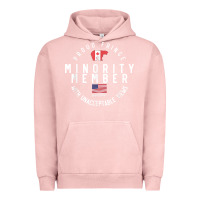Pigment Salmon proud member of small fringe minority with unacceptable view t shirt Urban Hoodie - linhVisuals