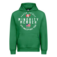Emerald proud member of small fringe minority with unacceptable view t shirt Urban Hoodie - linhVisuals
