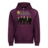 Mauve Wine Celtic Thunder Urban Hoodie - linhVisuals