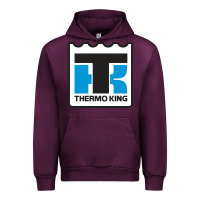 Mauve Wine thermo king Urban Hoodie - linhVisuals
