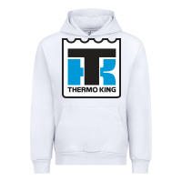 White thermo king Urban Hoodie - linhVisuals