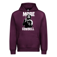 Mauve Wine more cowbell Urban Hoodie - linhVisuals