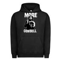 Pigment Black more cowbell Urban Hoodie - linhVisuals