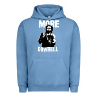 Pigment Pebble Blue more cowbell Urban Hoodie - linhVisuals