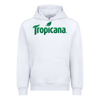 White tropicana Urban Hoodie - linhVisuals
