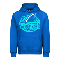 Cobalt fins up ocean Urban Hoodie - linhVisuals