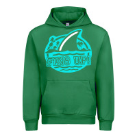 Emerald fins up ocean Urban Hoodie - linhVisuals