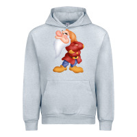Heather Grey grumpy dopey dwarf Urban Hoodie - linhVisuals