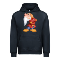 Navy grumpy dopey dwarf Urban Hoodie - linhVisuals