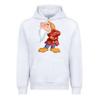 White grumpy dopey dwarf Urban Hoodie - linhVisuals