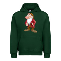 Forest Green grumpy dopey dwarf Urban Hoodie - linhVisuals