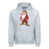 Heather Grey grumpy dopey dwarf Urban Hoodie - linhVisuals