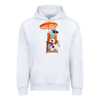 White olaf Urban Hoodie - linhVisuals