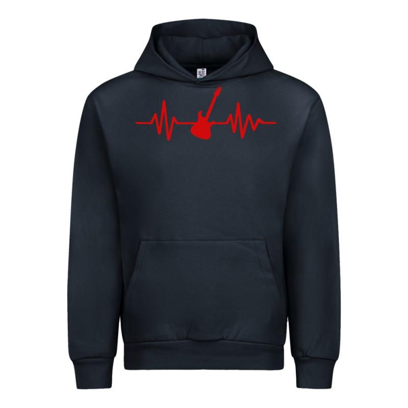 Heartbeat Electric Guitar Urban Hoodie by linhVisuals | Teevron