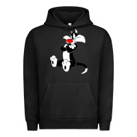 Pigment Black sylvester cat Urban Hoodie - linhVisuals