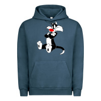 Pigment Midnight Navy sylvester cat Urban Hoodie - linhVisuals