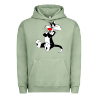 Pigment Oil Green sylvester cat Urban Hoodie - linhVisuals