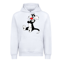 White sylvester cat Urban Hoodie - linhVisuals