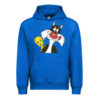 Cobalt tweety and sylvester Urban Hoodie - linhVisuals