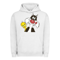 Pigment Lunar Rock tweety and sylvester Urban Hoodie - linhVisuals