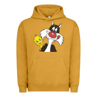 Pigment Peanut Butter tweety and sylvester Urban Hoodie - linhVisuals