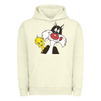 Pigment Pistachio tweety and sylvester Urban Hoodie - linhVisuals