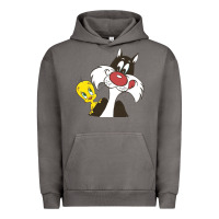 Pigment Tornado tweety and sylvester Urban Hoodie - linhVisuals