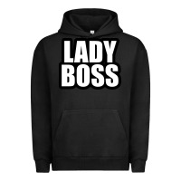 Pigment Black Lady boss... Urban Hoodie - linhVisuals