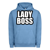 Pigment Pebble Blue Lady boss... Urban Hoodie - linhVisuals