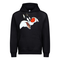 Black sylvester  face Urban Hoodie - linhVisuals