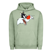 Pigment Oil Green sylvester  face Urban Hoodie - linhVisuals