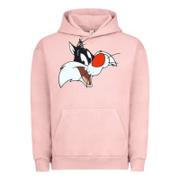 Pigment Salmon sylvester  face Urban Hoodie - linhVisuals