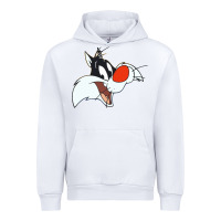 White sylvester  face Urban Hoodie - linhVisuals