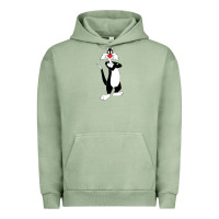 Pigment Oil Green sylvester cat Urban Hoodie - linhVisuals