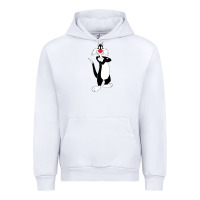 White sylvester cat Urban Hoodie - linhVisuals